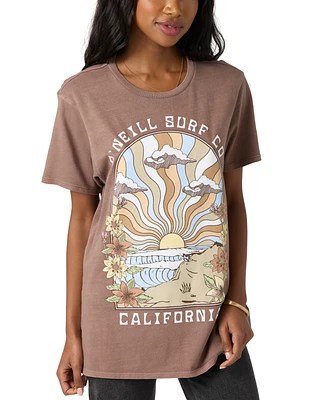 O'Neill Juniors' Vacay Dreams California Cotton Graphic T-Shirt