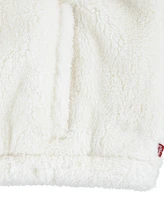 Levi's Toddler Girls Meet and Greet Sherpa Half-Zip Sweatshirt
