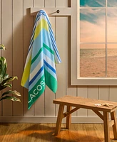 Lacoste Home Sunscreen Stripe Cotton Beach Towel