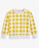 Epic Threads Toddler Girls Gingham Sweatshirt, Exclusively at Macy's