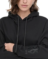 Dkny Sport Women's Cropped Logo Hoodie