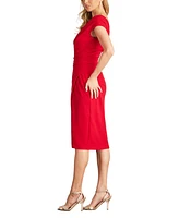 Tadashi Shoji Women's Molloy Pleated Drape Cocktail Dress