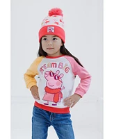 Peppa Pig Toddler Girls Fleece Sweatshirt and Hat