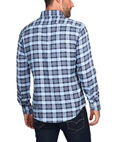 Tailorbyrd Men's Luxe Melange Plaid Sportshirt