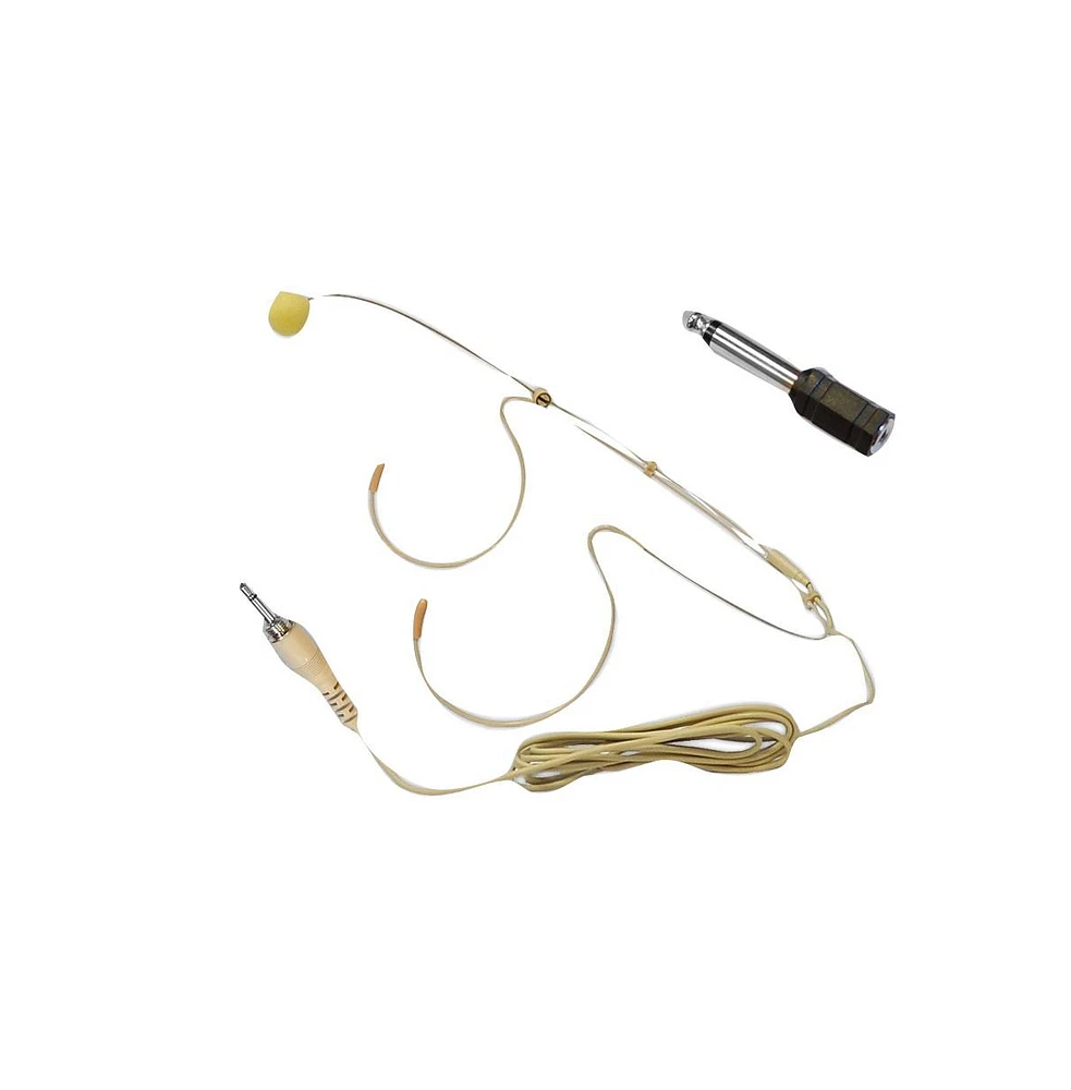 Pyle Universal Head-Worn Microphone, Omni-Directional with Windscreens & 1/4" Adapter