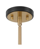 Possini Euro Design Carlyn 10 1/2" Mid Century Modern Art Deco Pendant Ceiling Light Fixture Dining Room Over Table Kitchen Island Foyer Hanging Round