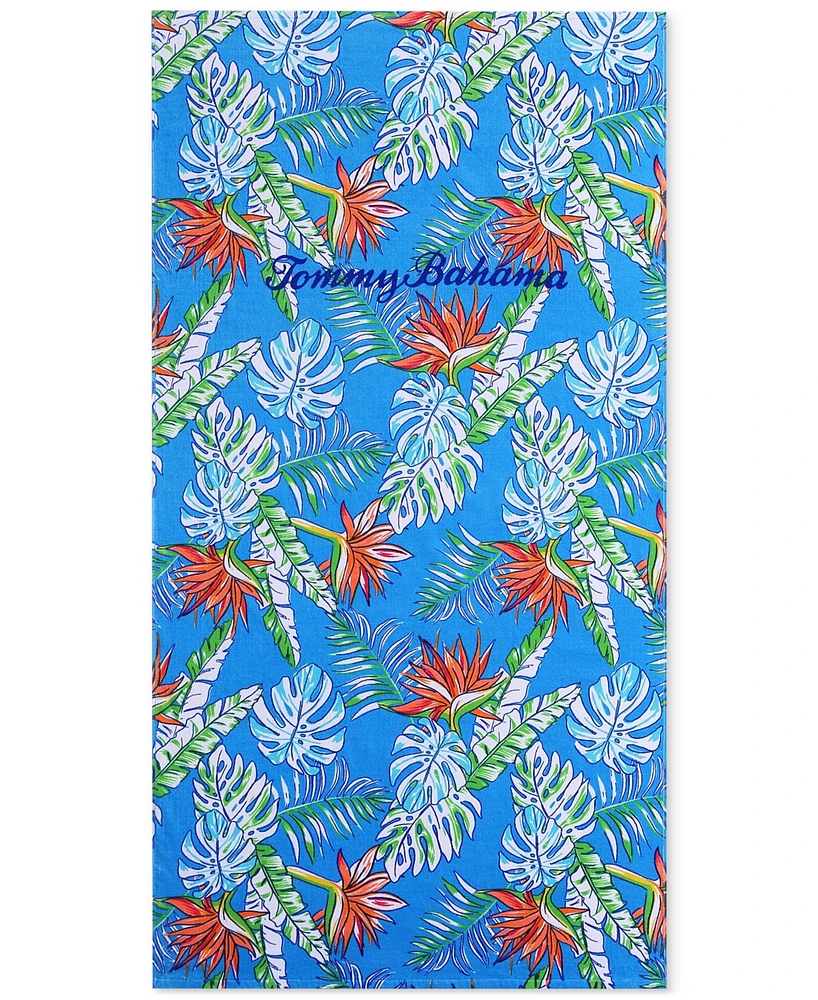 Tommy Bahama Home Bahama Palms Cotton Oversized Beach Towel, 72" x 36"