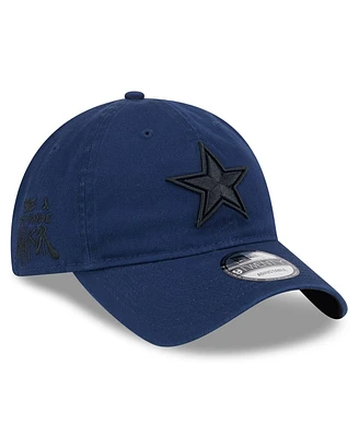 New Era Men's Navy Dallas Cowboys 2024 Inspire Change 9TWENTY Adjustable Hat