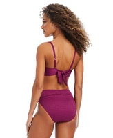 Bar Iii Womens Pucker Up V Wire Bikini Top V Waist Bottoms Exclusively At Macys
