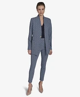 Tommy Hilfiger Women's Gingham-Print Snap-Front Jacket