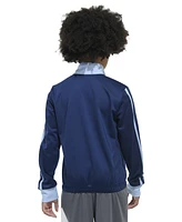 adidas Big Boys Long-Sleeve Colorblocked Tricot Jacket