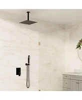Mondawe 2-Function 10-In Ceiling Mounted Shower System