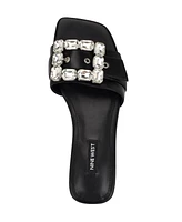 Nine West Women's Matter Slip-On Embellished Flat Sandals