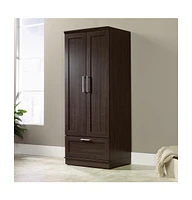 Slickblue Wardrobe Cabinet Armoire with Garment Rod for Spacious Clothing Storage and Organization