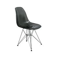 LeisureMod Cresco Molded Eiffel Side Chair