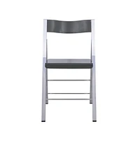 LeisureMod Menno Modern Acrylic Folding Chair