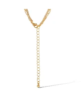 Jessica Simpson Triple Layered Gold-Tone Heart Pendant Necklace