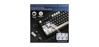 Yunzii YZ98 Gasket Mechanical Keyboard 99 Key Hot Swappable BT5.0/2.4G/Usb-c Wireless Gaming with 5-Layer Sound Padding 98% Layout Rgb Led Ba