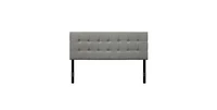 Slickblue Contemporary Button-Tufted Headboard in Upholstered Fabric