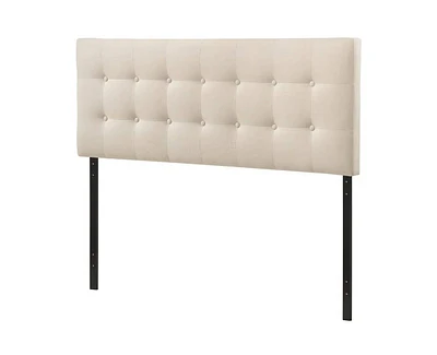 Slickblue Modern Fabric Upholstered Button Tufted Headboard