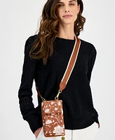 Style & Co Floral Printed Mini Phone Crossbody, Exclusively at Macy's