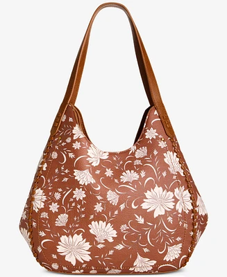 Style & Co Whipstitch Floral Printed Medium Shoulder Bag, Exclusively at Macy's