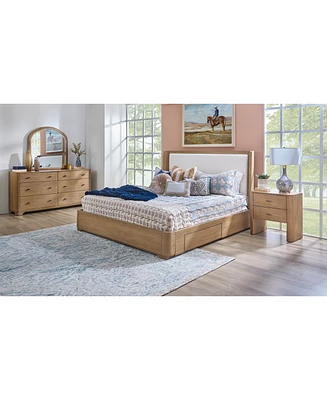 Nordic 3 Pc. King Upholstered Storage Set (Bed