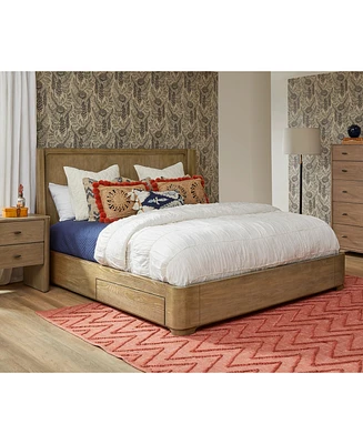 Nordic 3 Pc. King Panel Storage Set (Bed, Chest & Nightstand)