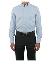 Eagle Men's Iron Free Stretch Neck Pinpoint Oxford Shirt