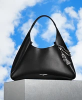 Karl Lagerfeld Paris Delaine Large Leather Hobo