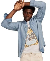 Lucky Band Mens Dot Shirt Graphic T Shirt Jeans