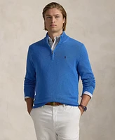 Polo Ralph Lauren Men's Big & Tall Cotton Quarter-Zip Sweater