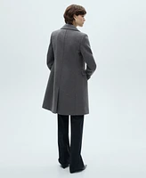 Mango Women's Double-Breasted Wool Coat