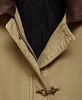 Mango Women's Contrasting Collar And Pockets Detail Parka Jacket
