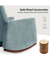 Hulala Home Tom Modern Rocking Chair with Solid Wood