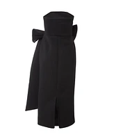 Quiz Women's Strapless Bow Detail Maxi Dress