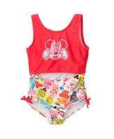 D100 Toddler Girls Disney Mickey Mouse One Piece Bathing Suit