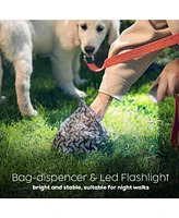 P.t. Supply Co P.t. Supply Co. Flash N Bag Led-Lit Poop Bags, Convenient Dog Waste Bags with Integrated Led Light