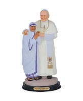 Fc Design "2-pc Set" 12"H Pope John Paul Ii with Mother Teresa Holy Figurine Statue Ornament Home Room Office Decor and Perfect Ideas for Housewarming