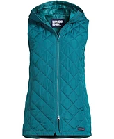 Lands' End Plus FeatherFree Insulated Hooded Vest