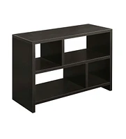 Slickblue 2-Shelf Bookcase Console Table for Living Room or Entryway Storage