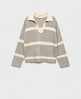Mango Women's Polo Neck Knitted Sweater