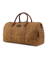 Tsd Brand Hillside Bee-Wax Canvas Duffel Bag