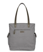 Tsd Brand Valley and Sky Canvas Tote Bag