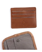 Tsd Brand Urban Light Coated Canvas Wallet