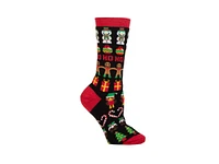 Heat Holders Ultra Lite Ellen Festive Gingerbread Crew Socks