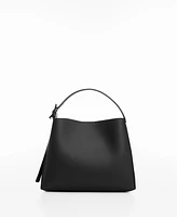 Mango Women's Mini Shopper Buckle Bag