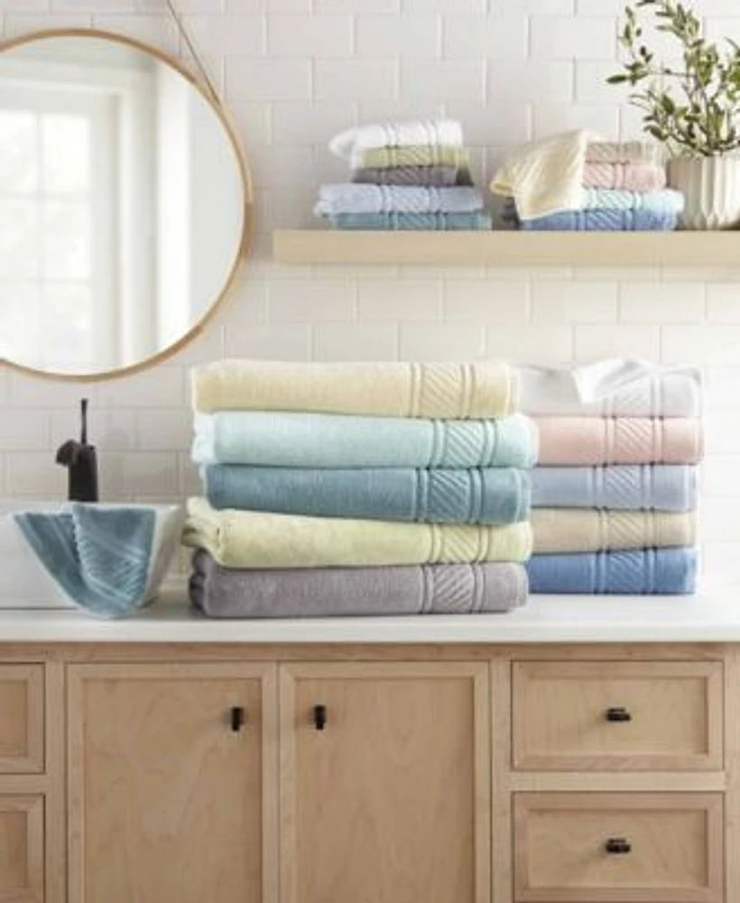 Martha Stewart Collection Spa 100 Cotton Bath Towels Exclusively At Macys