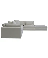 Merten 3-Pc. Fabric Sectional Sofa, Exclusively at Macys