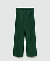 Mango Women's Striped Lyocell Pants